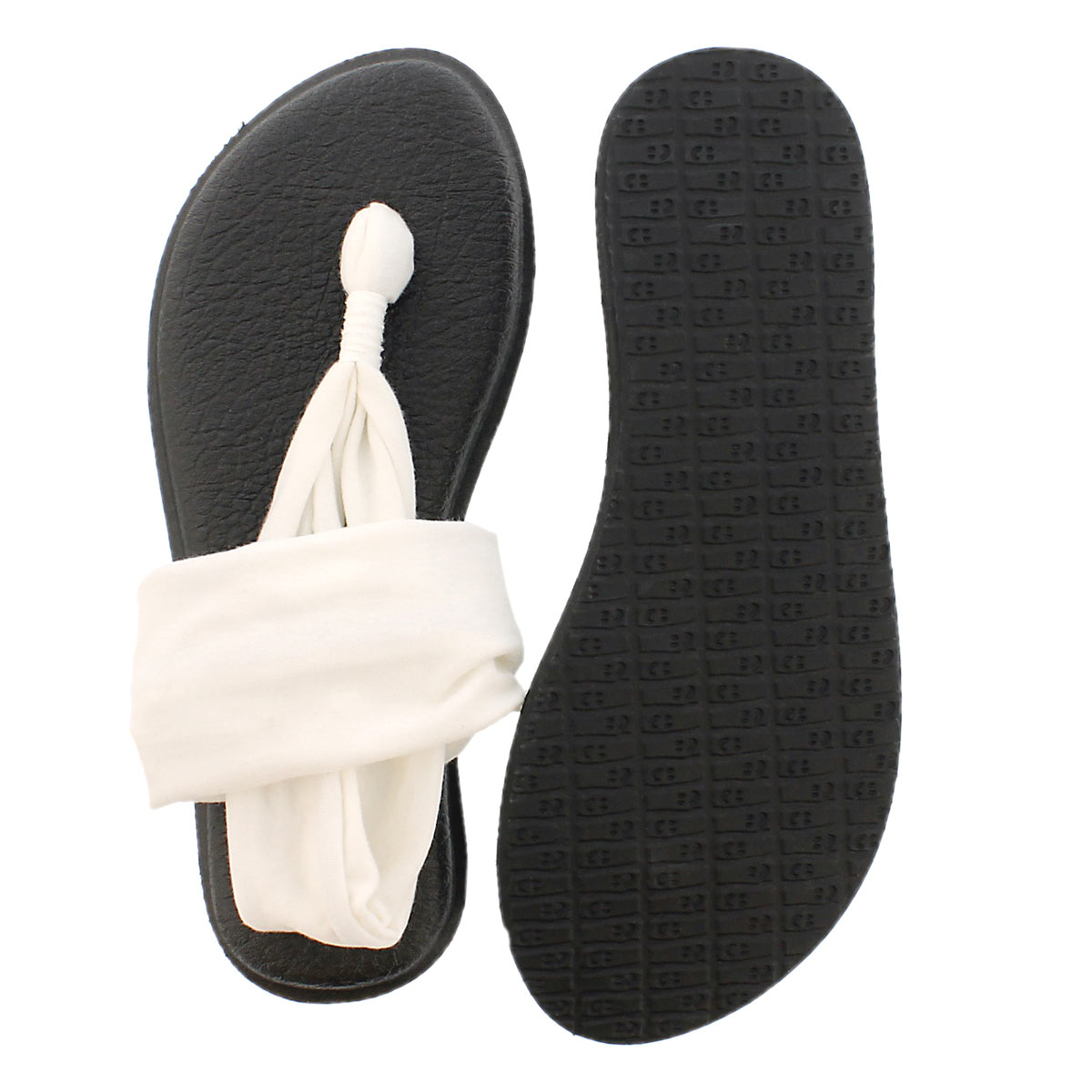 Lds Yoga Sling white thong sandal