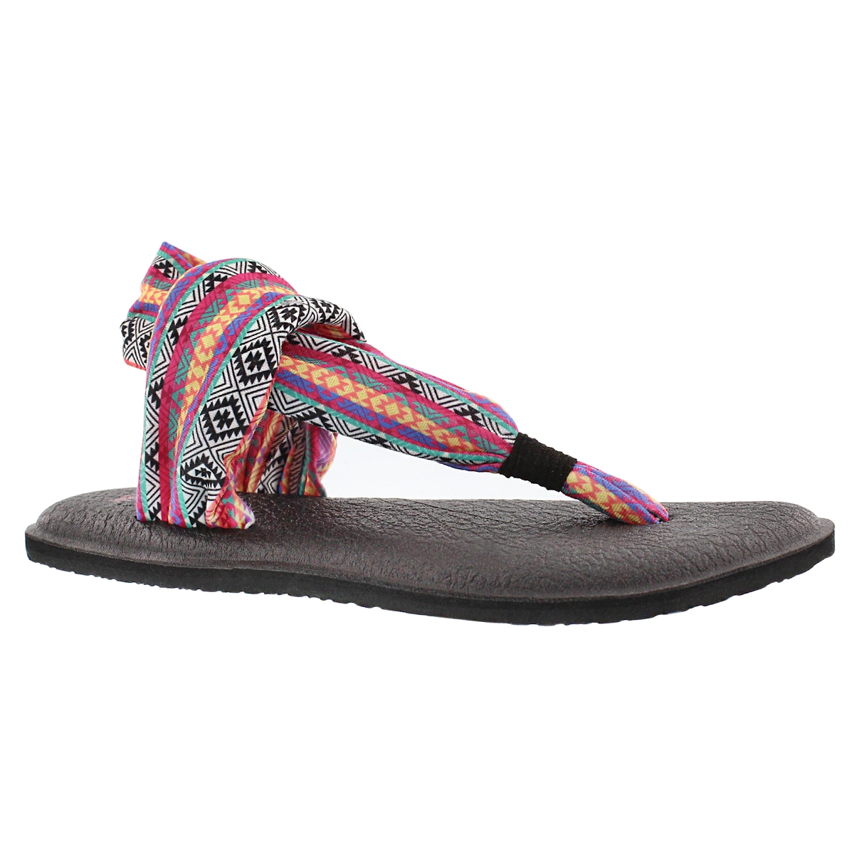 Lds Yoga Sling magenta/multi print thong