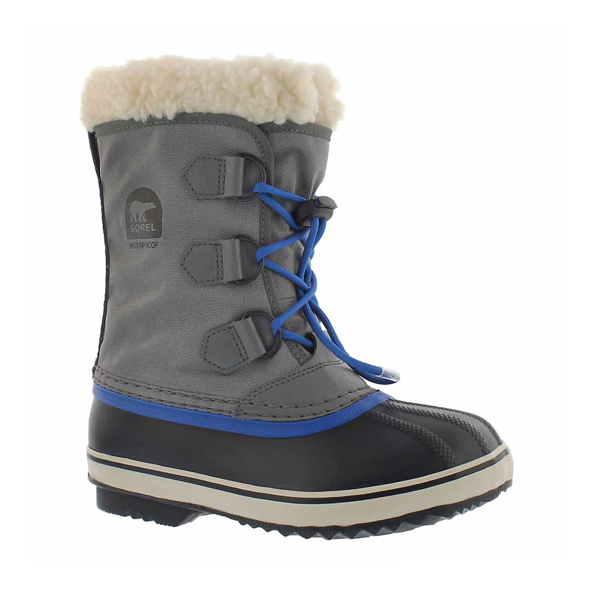 Boys' YOOT PAC NYLON grey waterproof winter boots