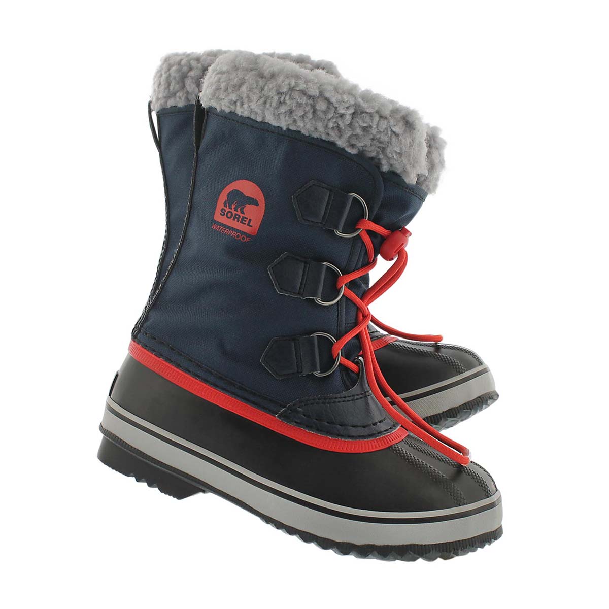 Grls Yoot Pac Nylon navy winter boot