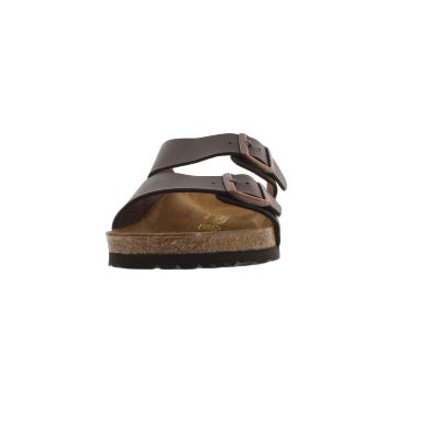 Birkenstock Women's ARIZONA dark brown 2 stra | Softmoc.com