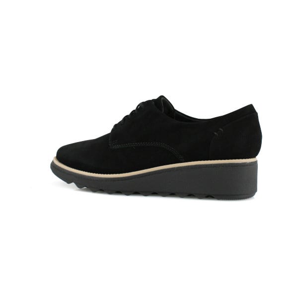 clarks sharon noel black nubuck