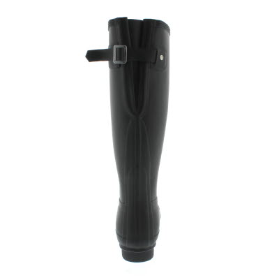hunter women's original back adjustable rain boots black