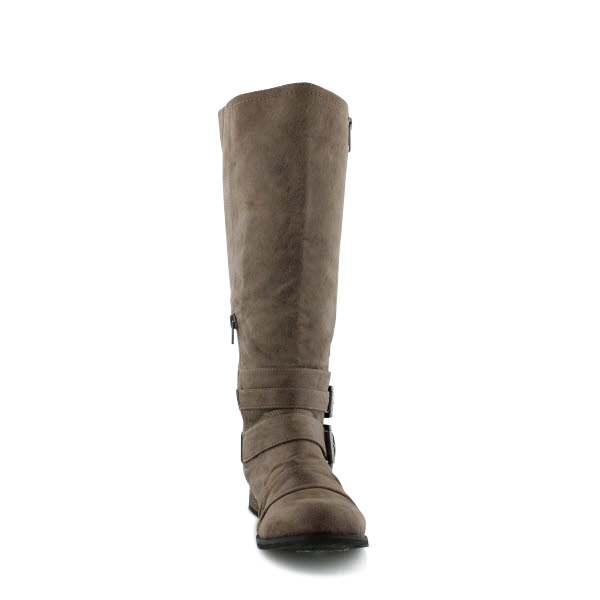 SoftMoc Women's TRISS grey riding boots