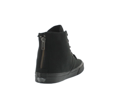 black vans tie up