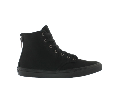 black vans tie up
