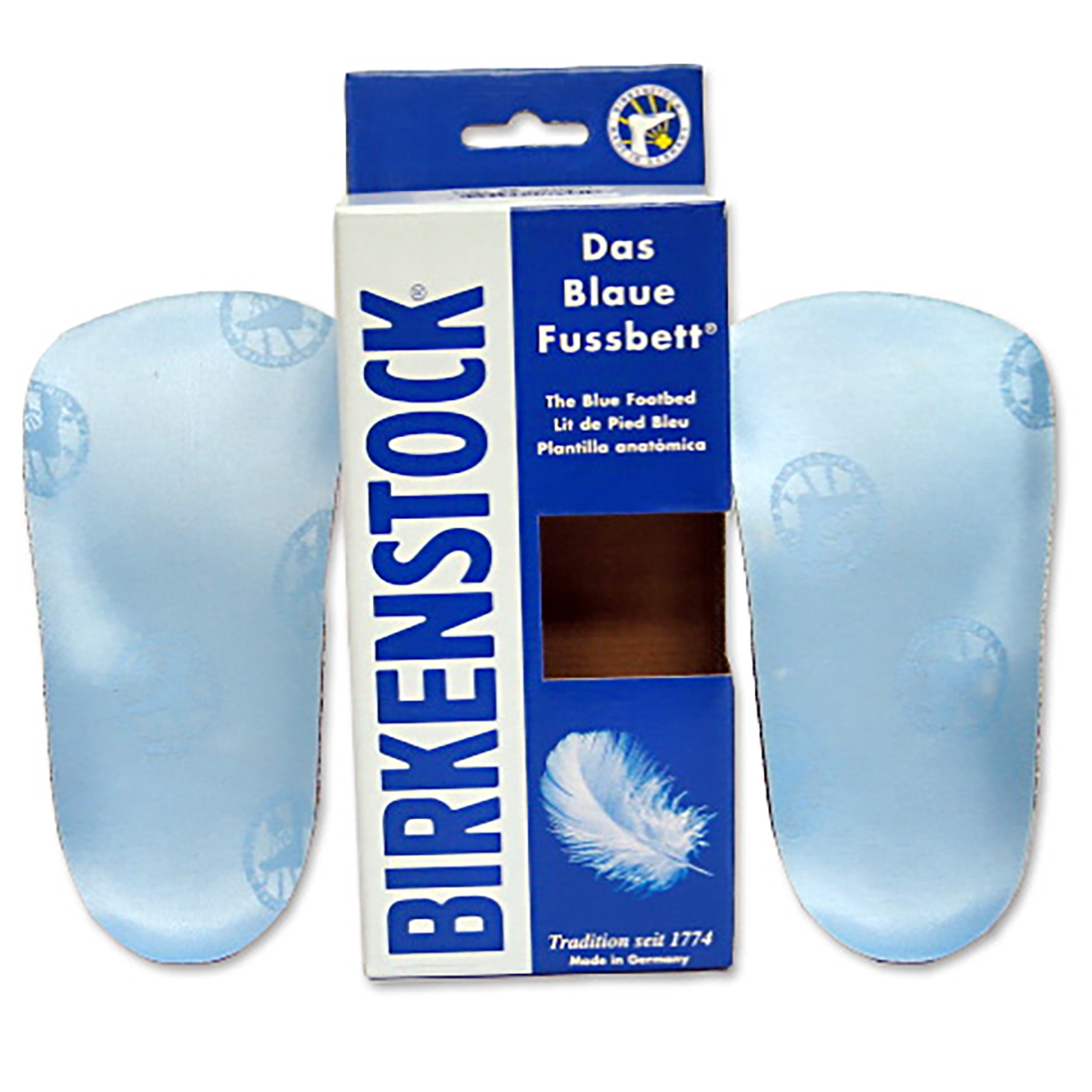 birkenstock blue casual arch support footbed