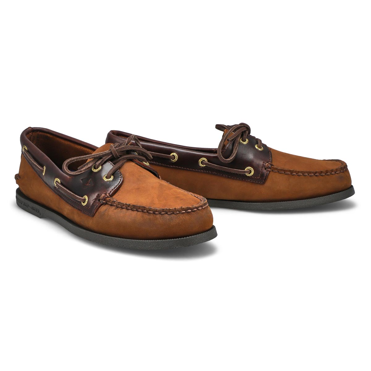 Chaussure bateau AUTHENTIC ORIGINAL, brun, hommes