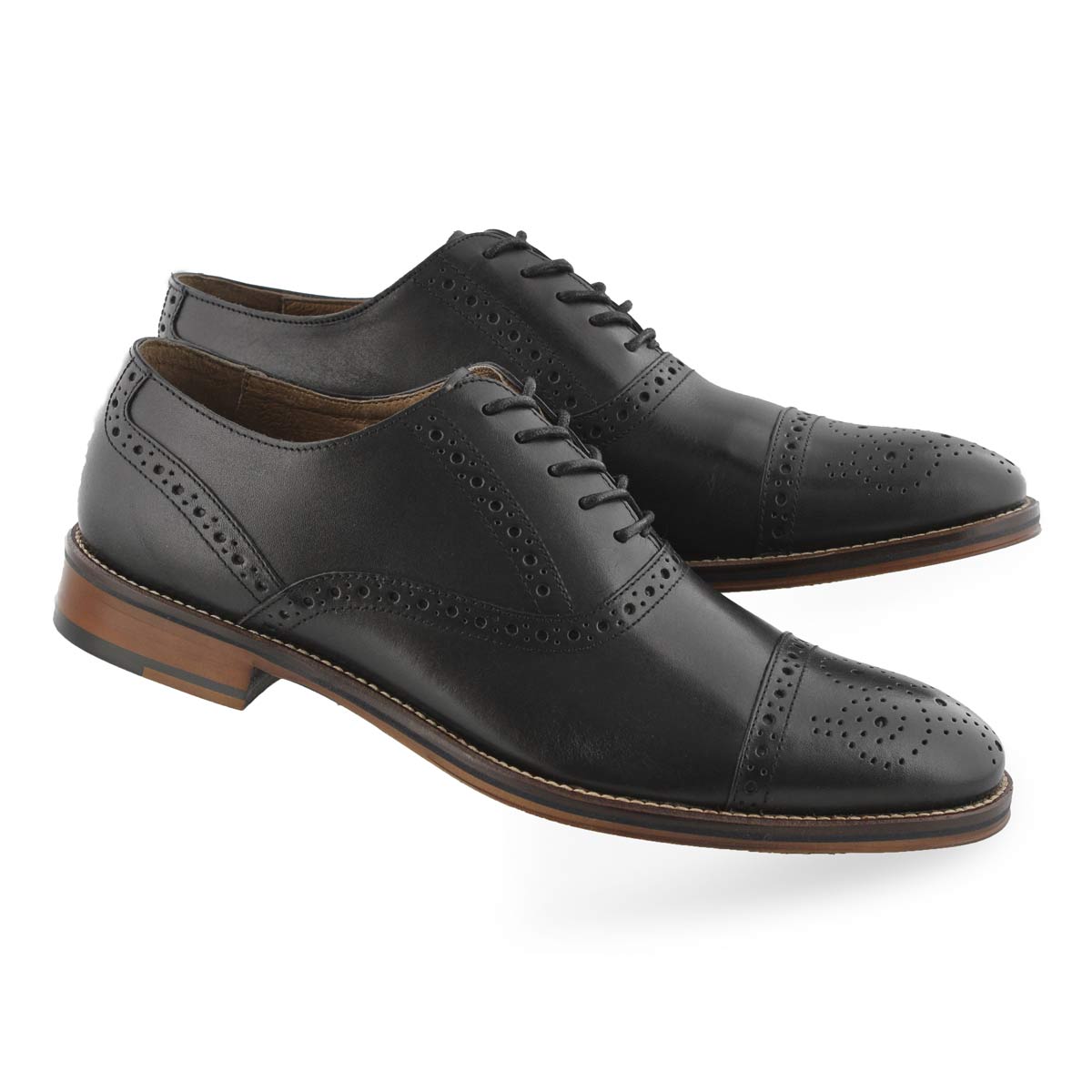 johnston and murphy conard cap toe black