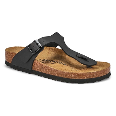 Lds Gizeh Birko-Flor Thong Sandal - Black