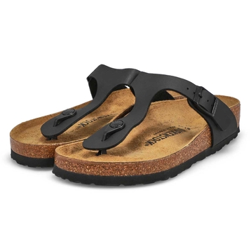 Women's Gizeh Birko-Flor Thong Sandal - Black