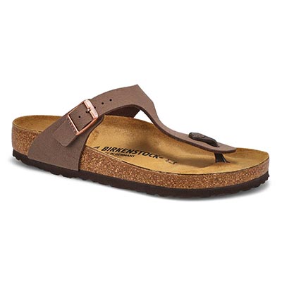 Lds Gizeh Birko-Flor Thong Sandal - Mocha