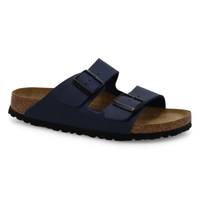 Women's Arizona Soft Birko-Flor 2 Strap Narrow Sandal - Blue