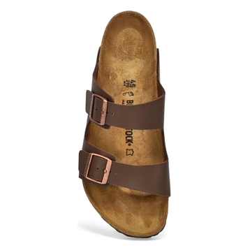 Men's Arizona Birko-Flor 2 Strap Sandal - Brown