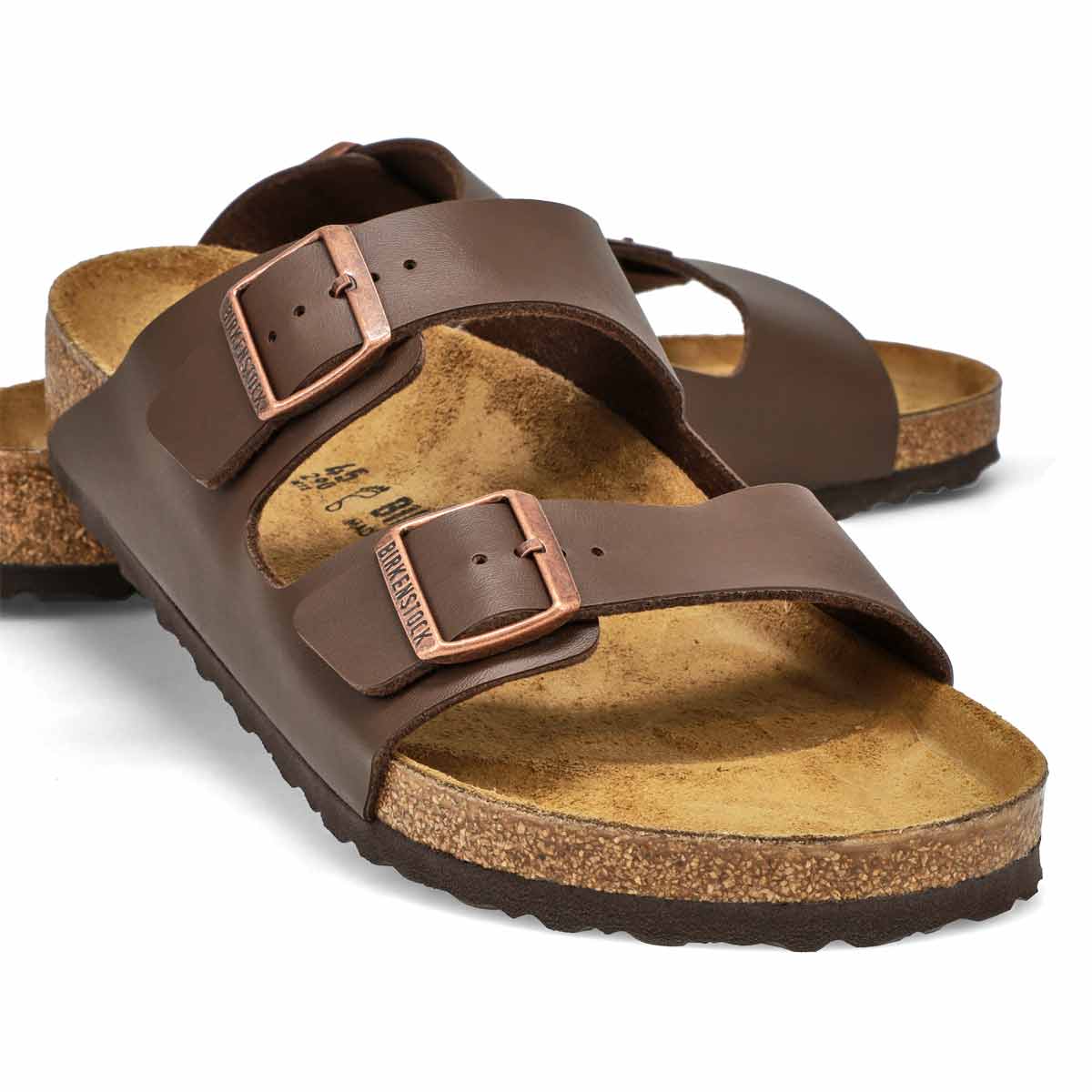 Men's Arizona Birko-Flor 2 Strap Sandal - Brown