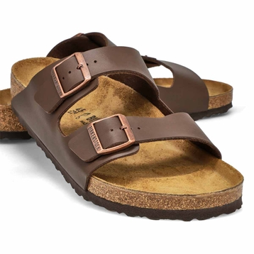 Men's Arizona Birko-Flor 2 Strap Sandal - Brown