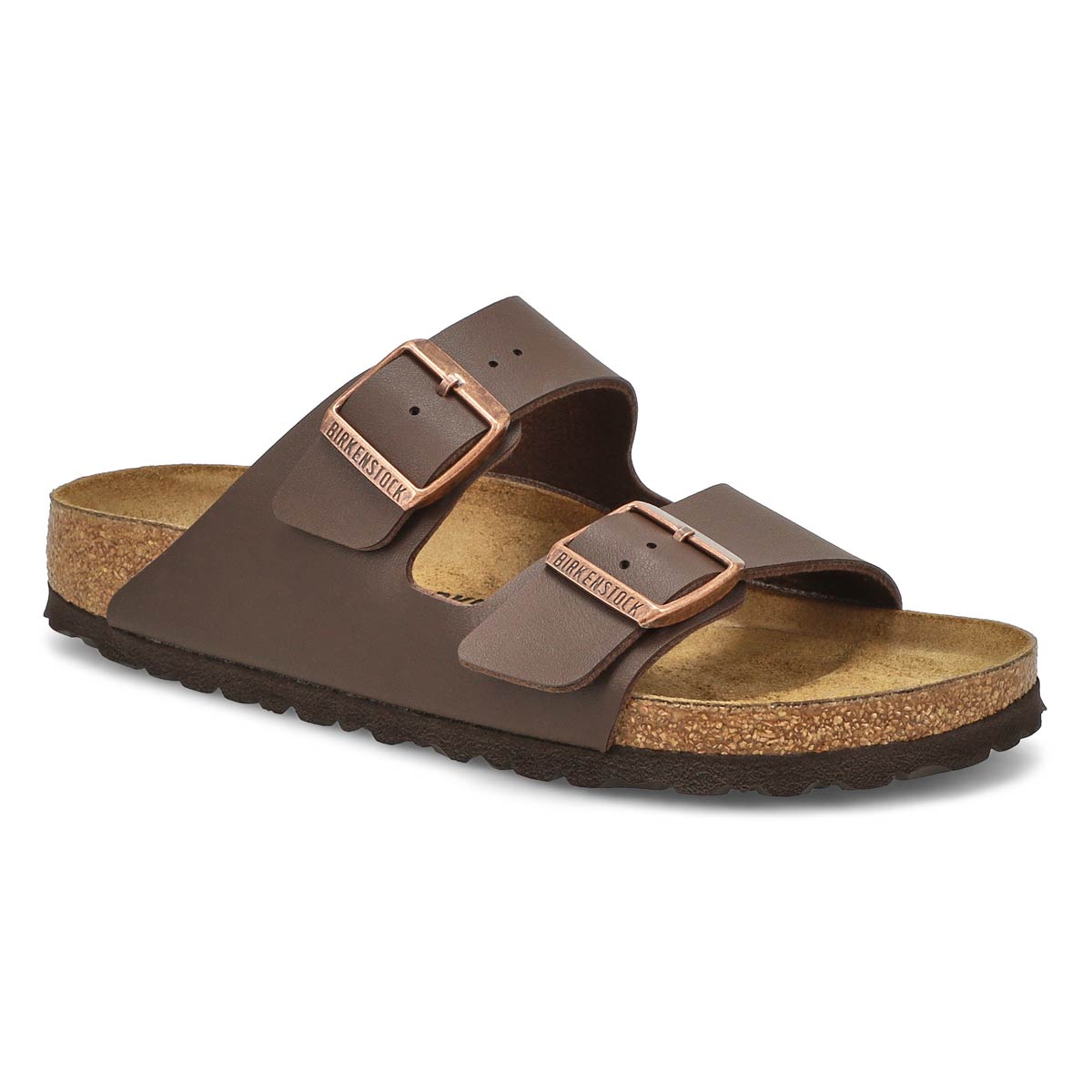 Women's Arizona Birko-Flor Narrow Sandal - Dark Brown