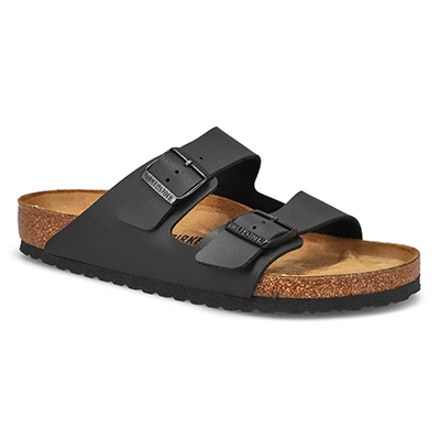 Mns Arizona Birko-Flor 2 Strap Sandal - Black