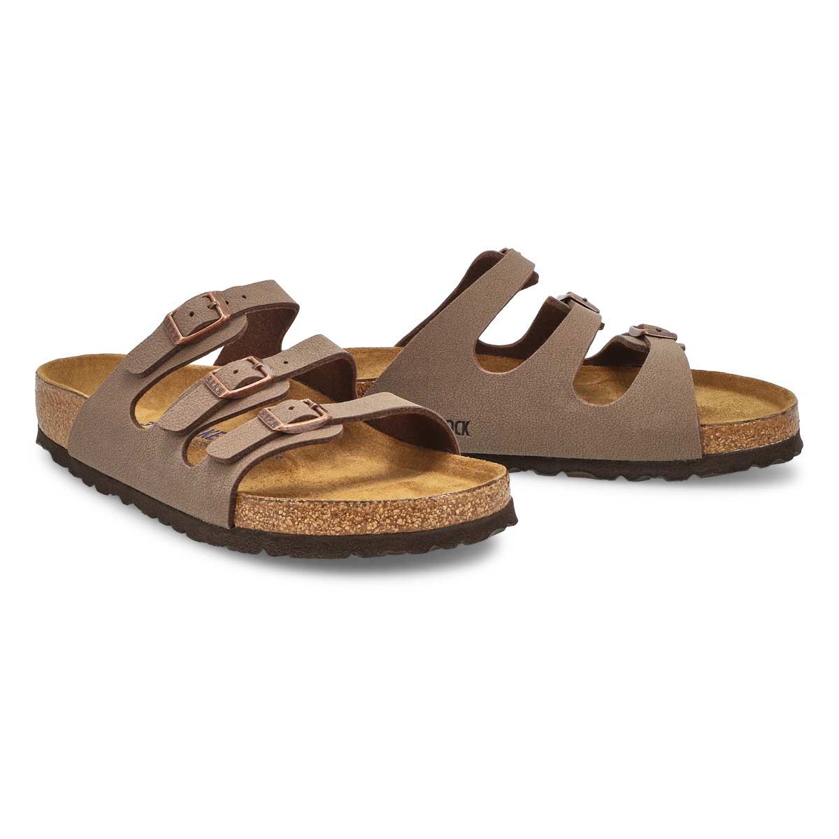 Women's Florida Birkibuc 3-Strap Sandal - Mocha