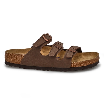 Women's Florida Birkibuc 3-Strap Sandal - Mocha