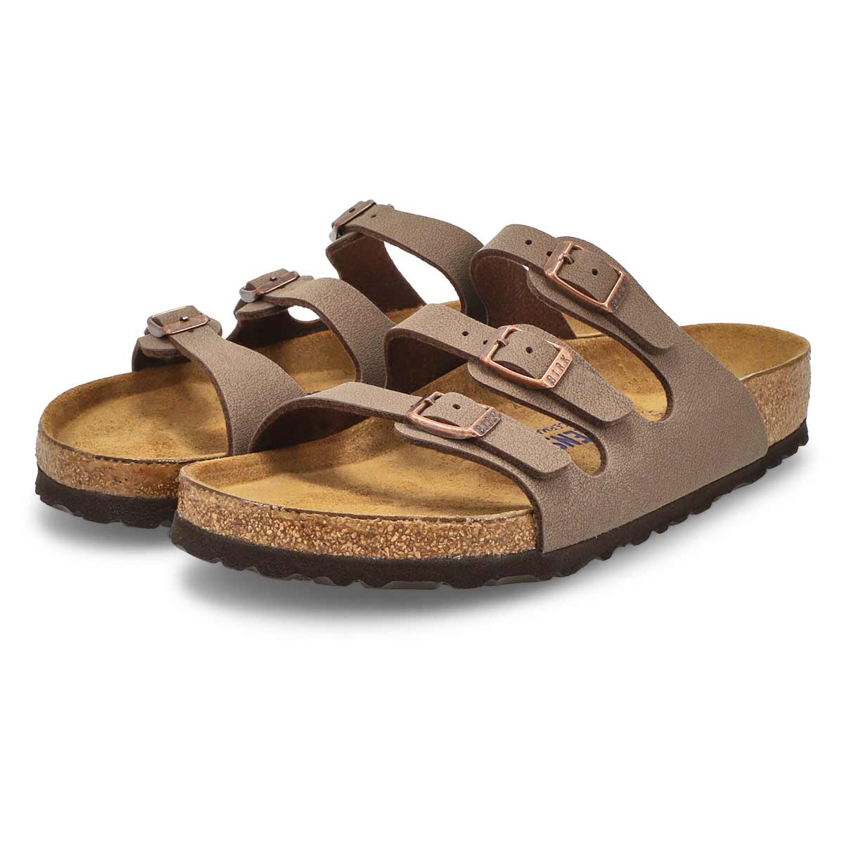 Women's Florida Birkibuc 3-Strap Sandal - Mocha