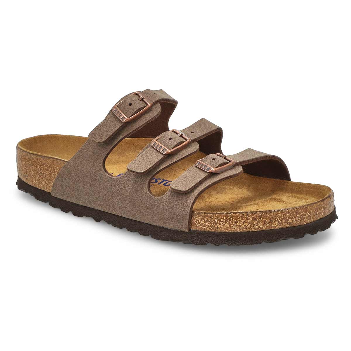 Birkenstock Women's Florida SF Sandal - Mocha | SoftMoc.com