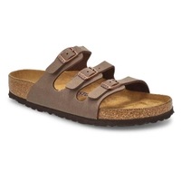 Women's Florida Birkibuc 3 Strap Cork Footbed Sandal - Mocha