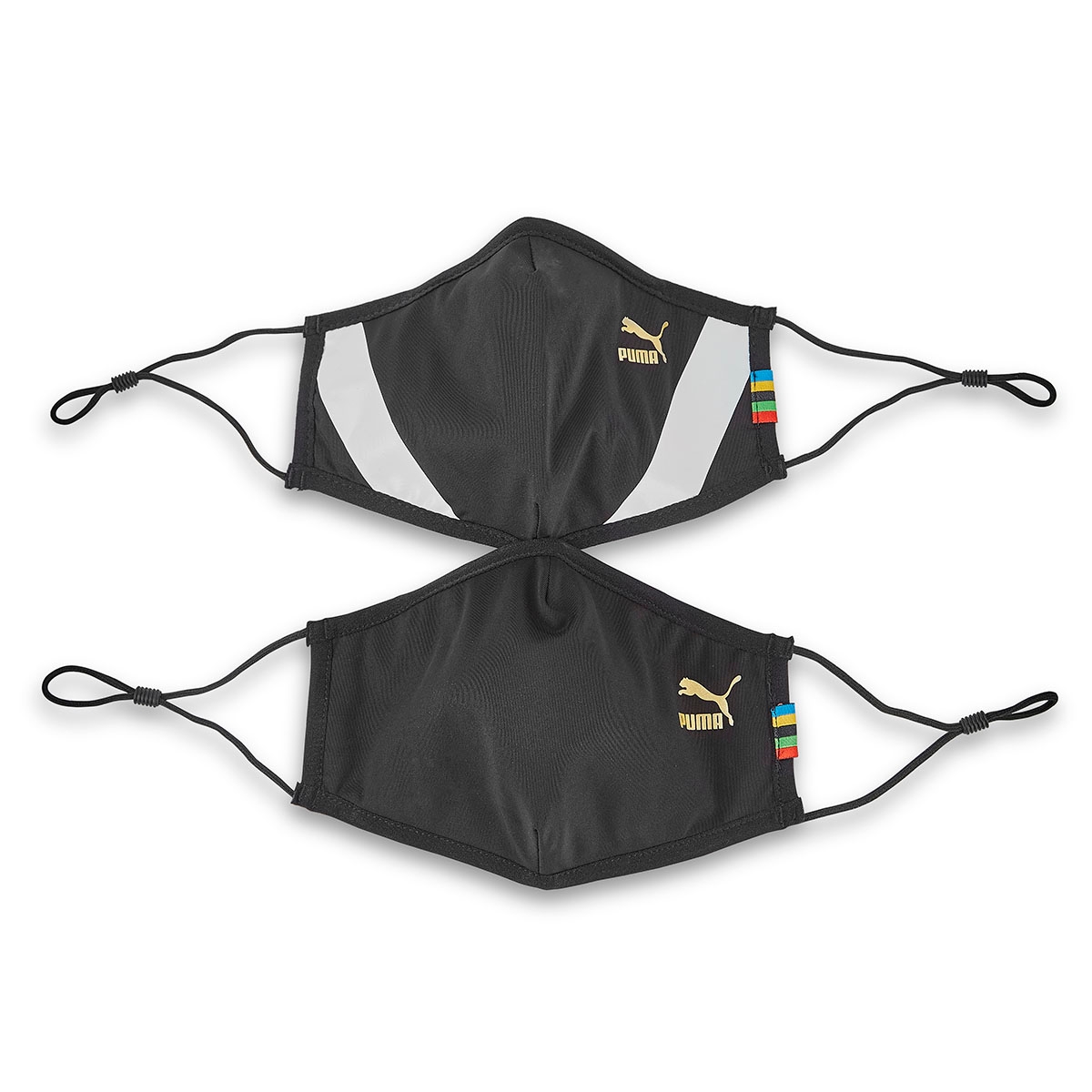 Masques PUMA BLACK-UNITY, lot de 2, unisexe