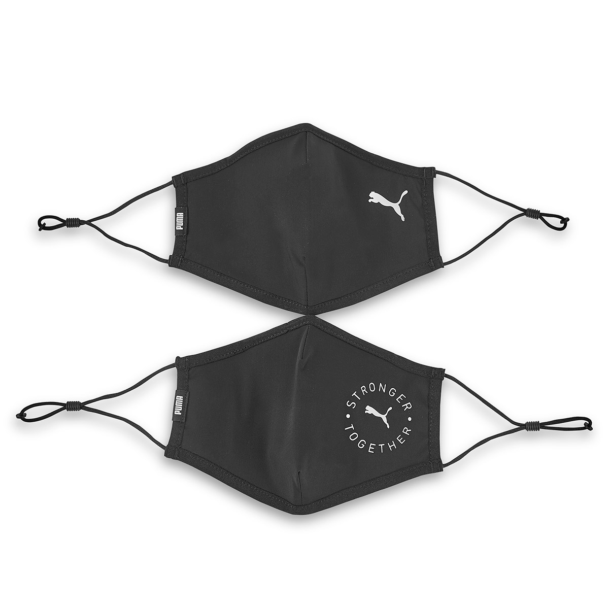 Masques PUMA BLACK-CAT, lot de 2, unisexe