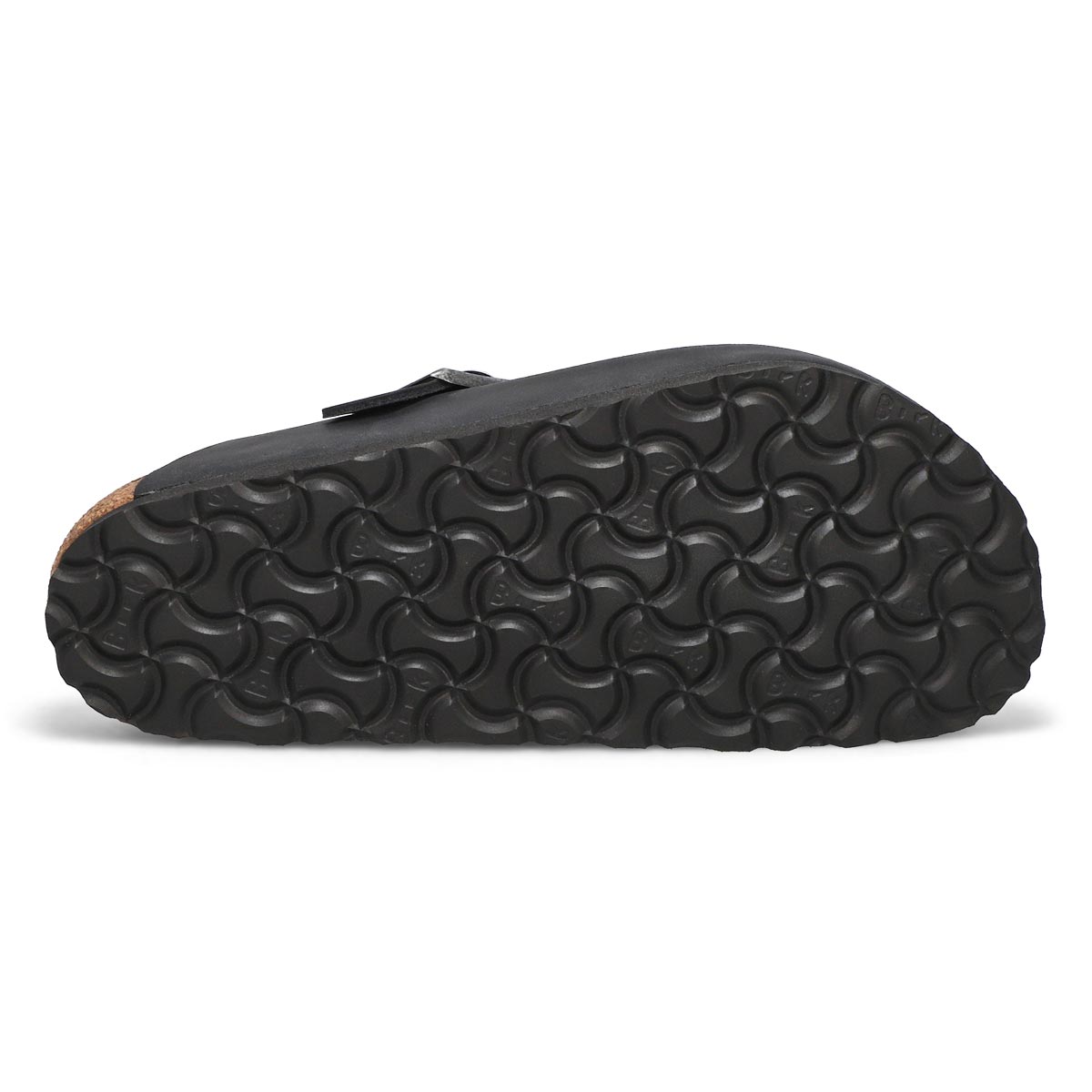 Womens Boston Oiled Leather Casual Clog - Black