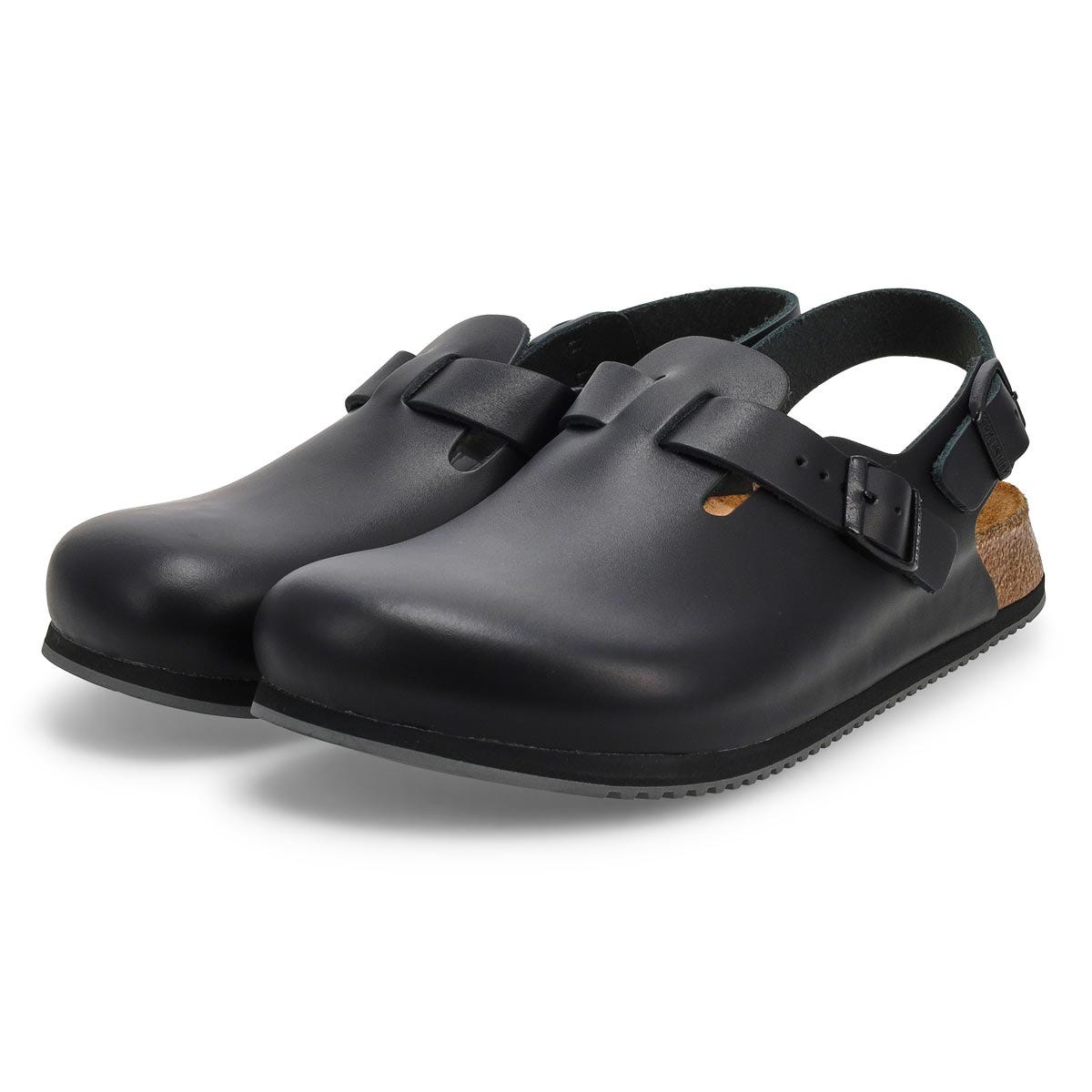 Sabot en cuir pour homme Tokyo Super Grip - Noir