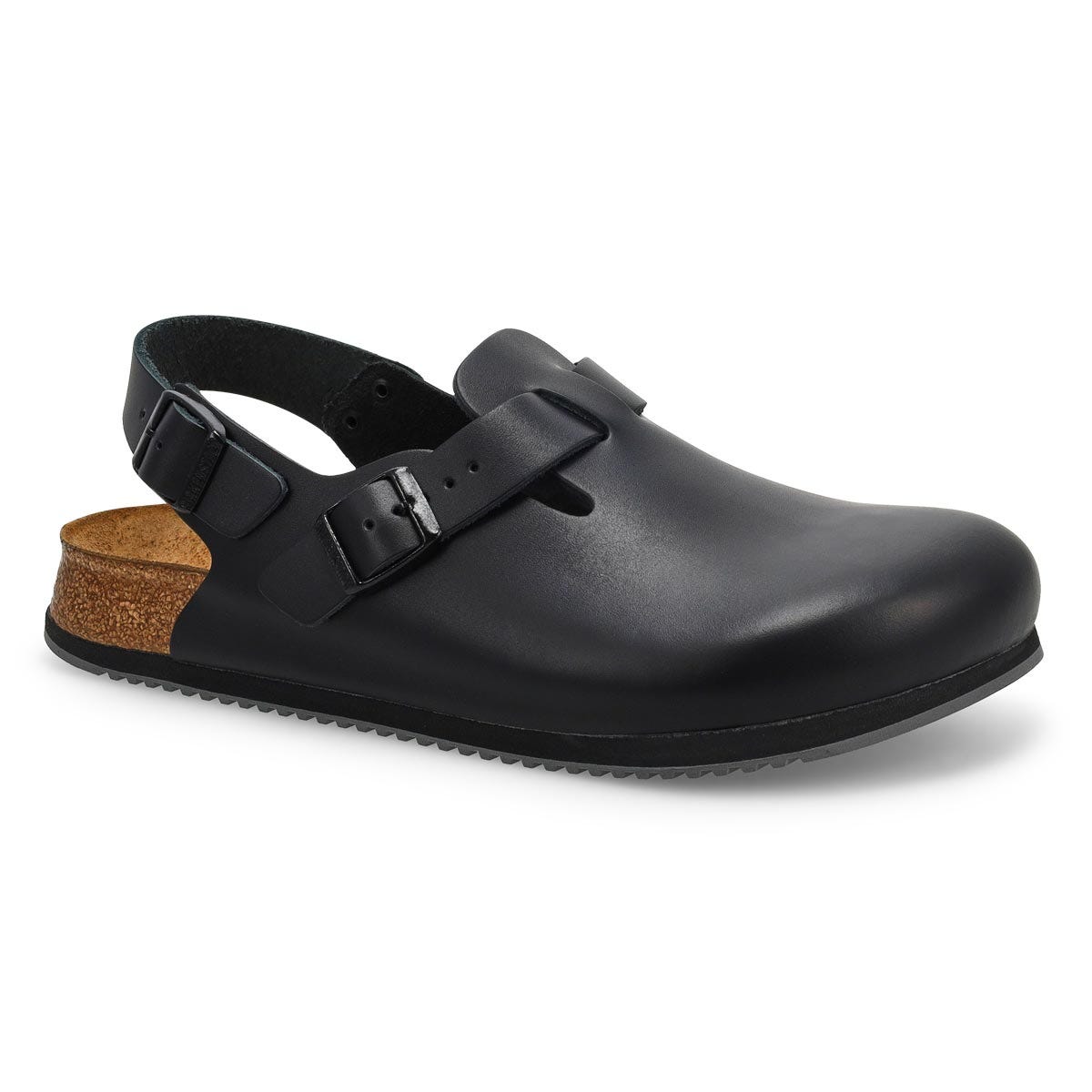 Men's Tokyo Super Grip Leather Clog - Black