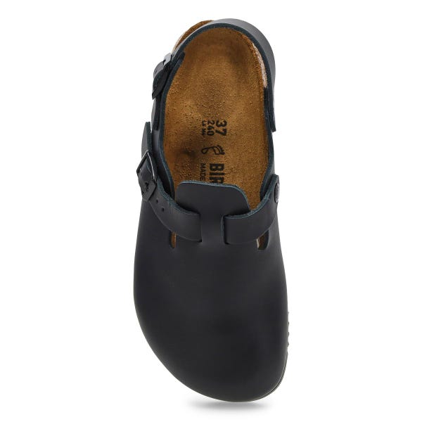 Sabot Tokyo Super Grip en cuir pour femmes - Noir