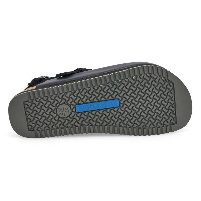 Sabot Tokyo Super Grip en cuir pour femmes - Noir
