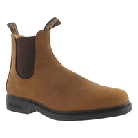 Unisex CHISEL TOE tan pull-on boots - UK SIZING