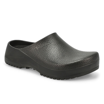 Lds Super Birki PU Casual Clog - Black