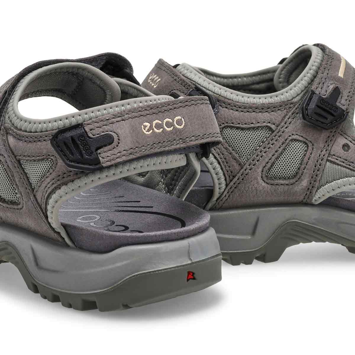 Ecco Men's Offroad Yucatan Sandal - Steel | SoftMoc.com