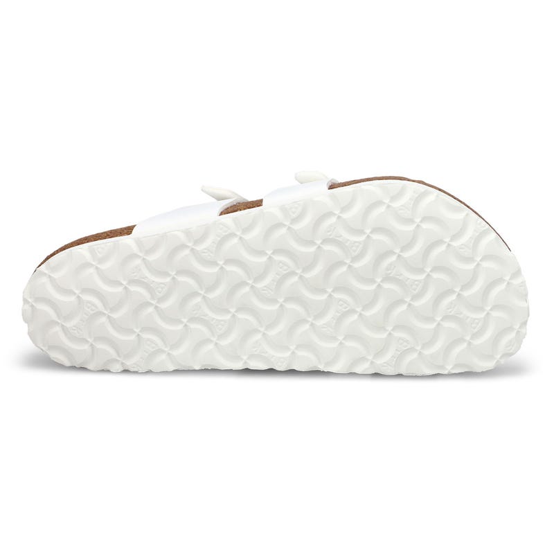 Sandale à passe-orteil MAYARI BIRKO-FLOR, blanc perle, femmes