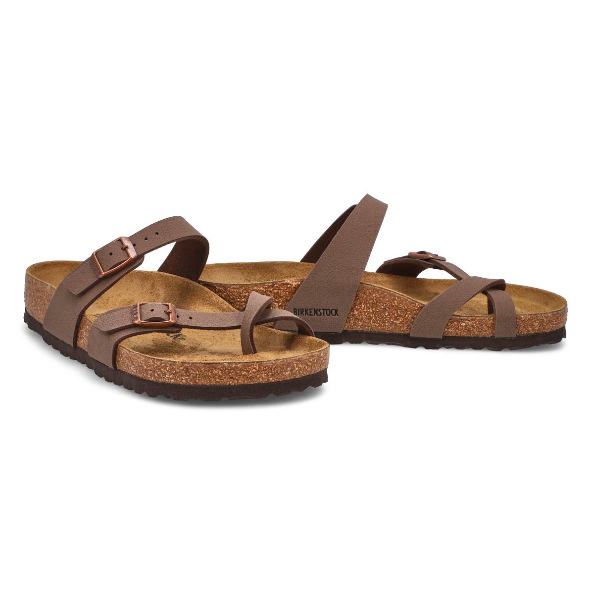 Women's Mayari Birko-Flor Toe Sleeve Sandal - Mocha