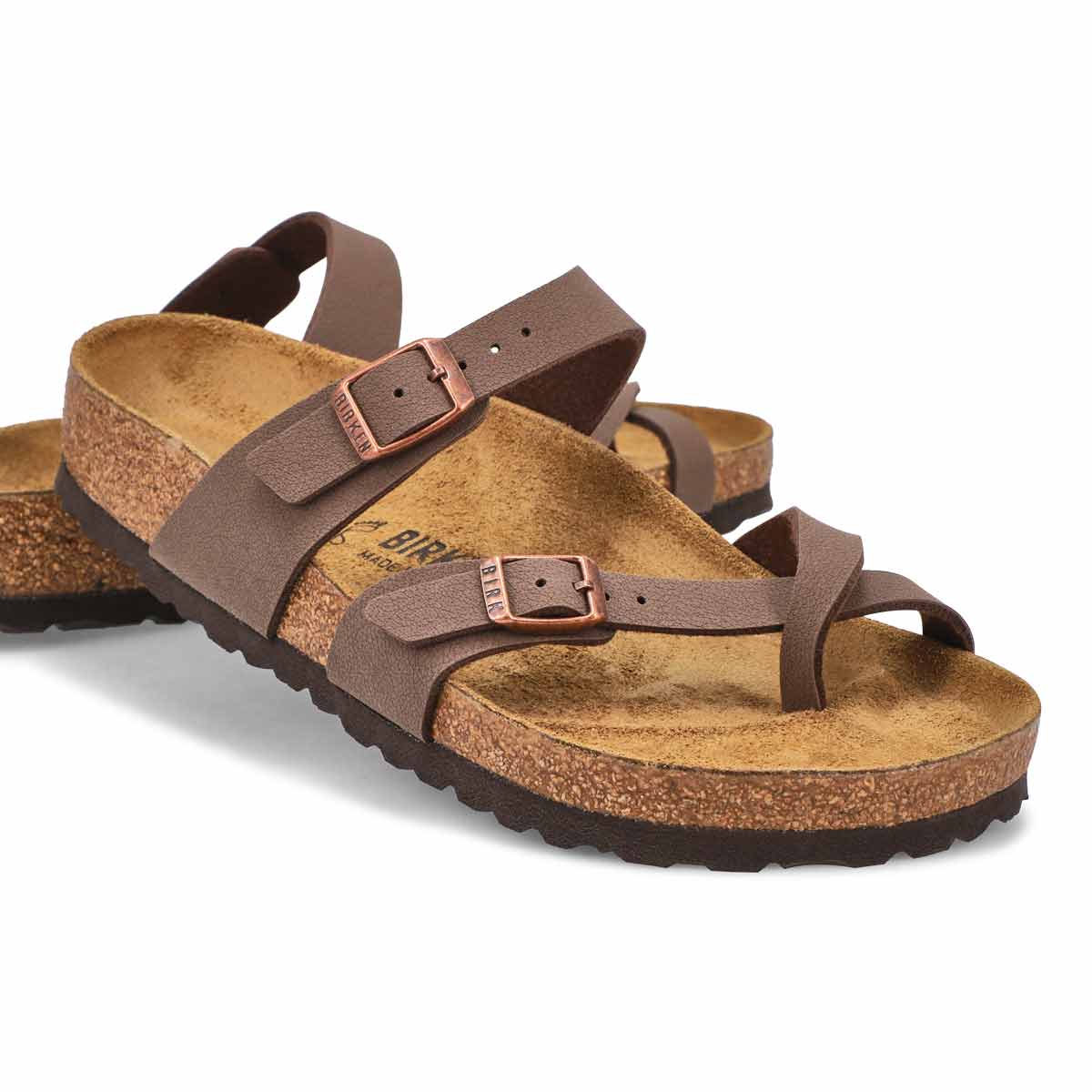 Women's Mayari Birko-Flor Toe Sleeve Sandal - Mocha