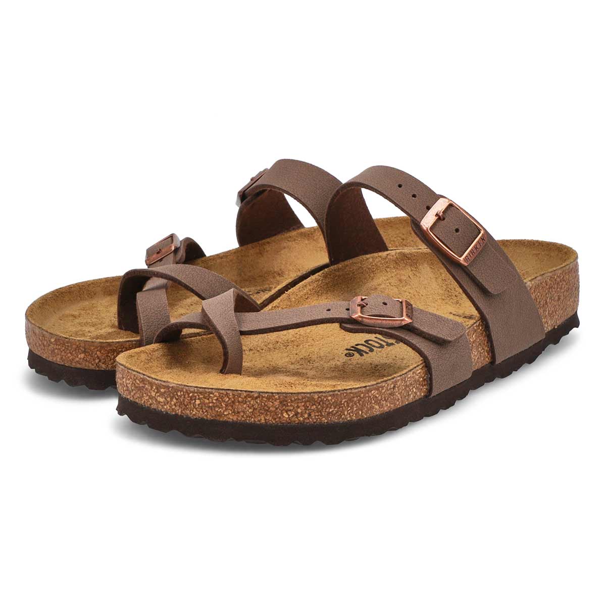 Women's Mayari Birko-Flor Toe Sleeve Sandal - Mocha