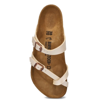 Women's Mayari Birko-Flor Toe Sleeve Sandal - Pear