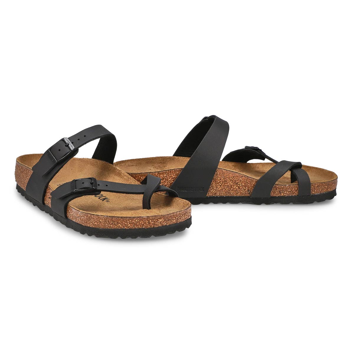 Women's Mayari Birko-Flor Toe Sleeve Sandal - Black