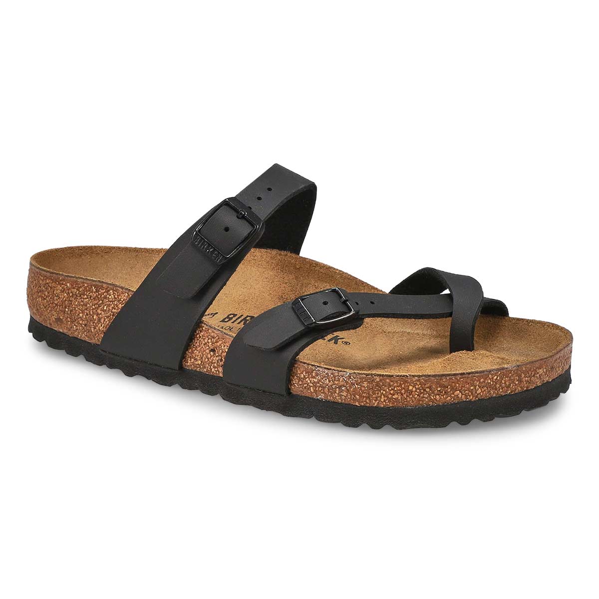 Women's Mayari Birko-Flor Toe Sleeve Sandal - Black