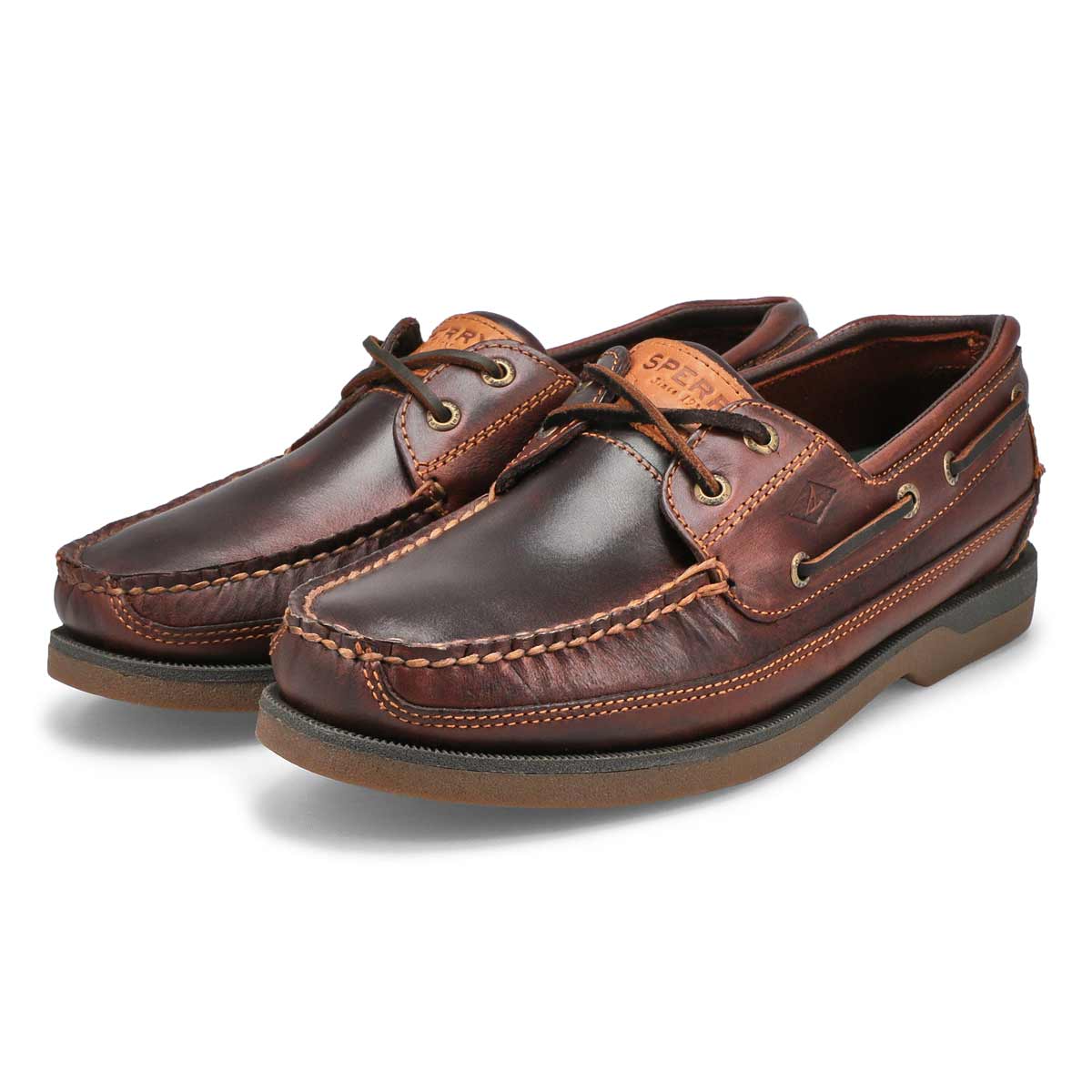 Men's Mako 2-Eye Boat Shoe - Amaretto