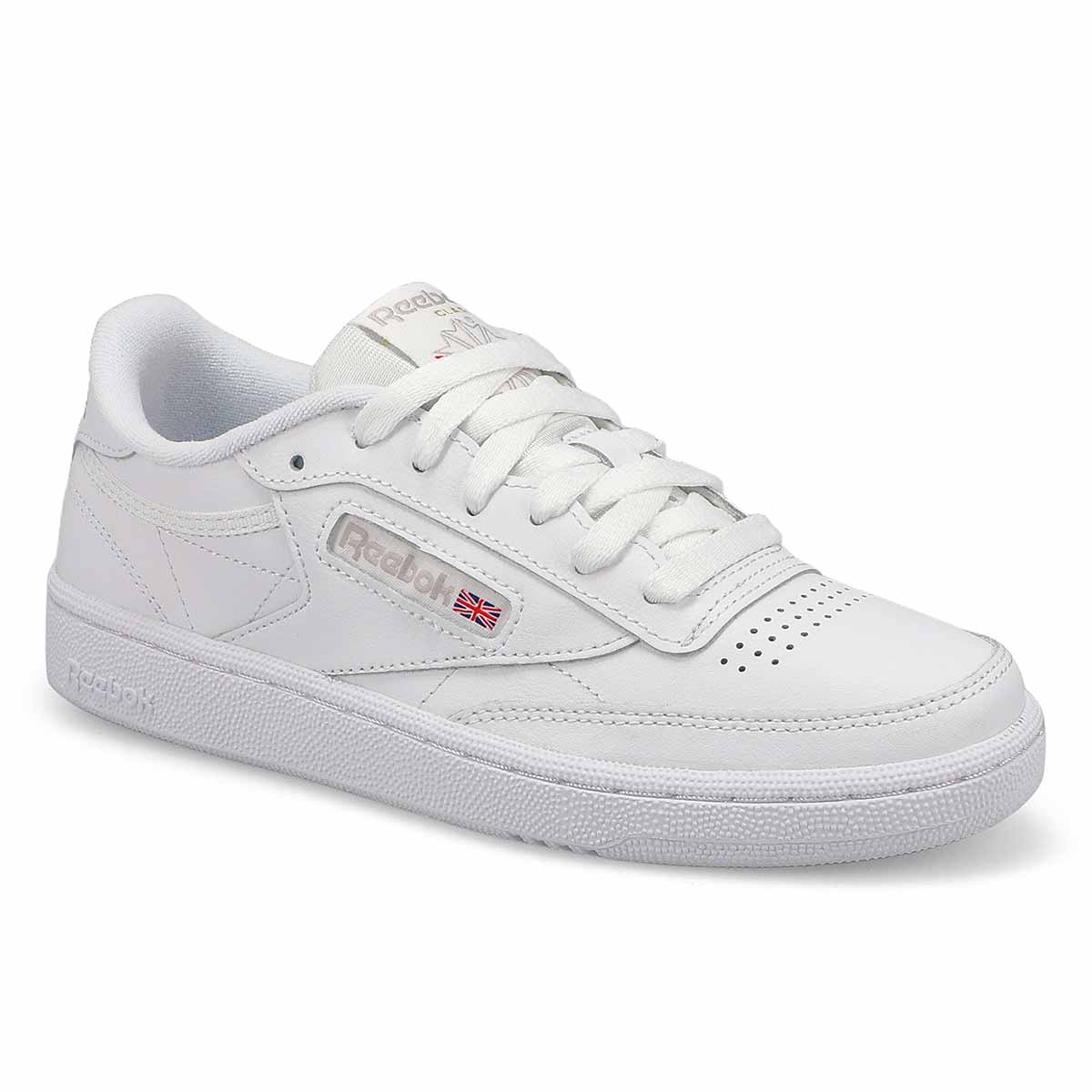 Women's Club 85 Sneaker - White/Grey | SoftMoc.com