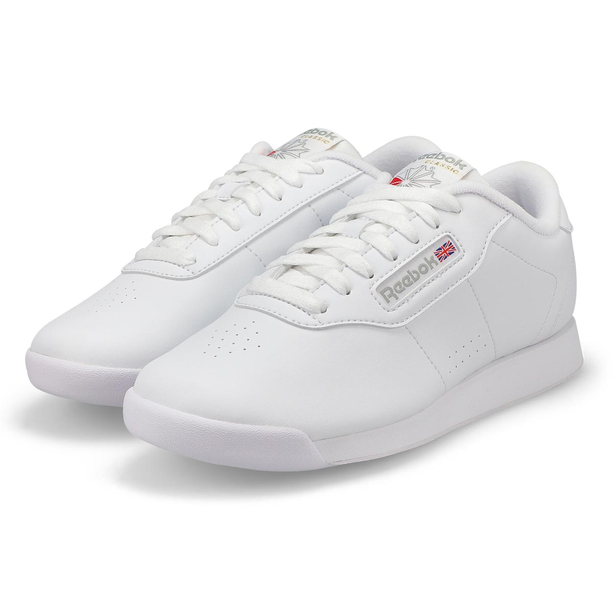 Women's Princess Co Lace Up WIDE Sneaker - White