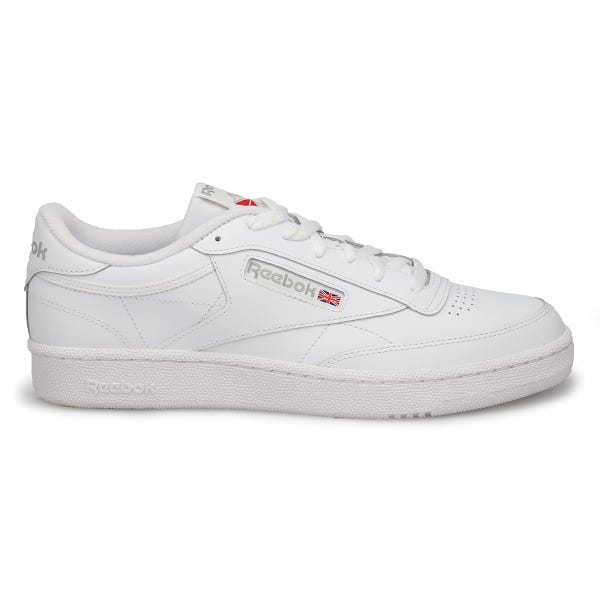 Men's Club C 85 Lace Up Sneaker - White/Grey