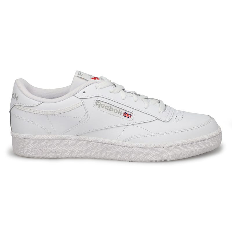 Men's Club C 85 Lace Up Sneaker - White/Grey