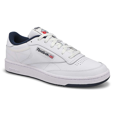 Espad. Club C 85, blanc/marine, homme